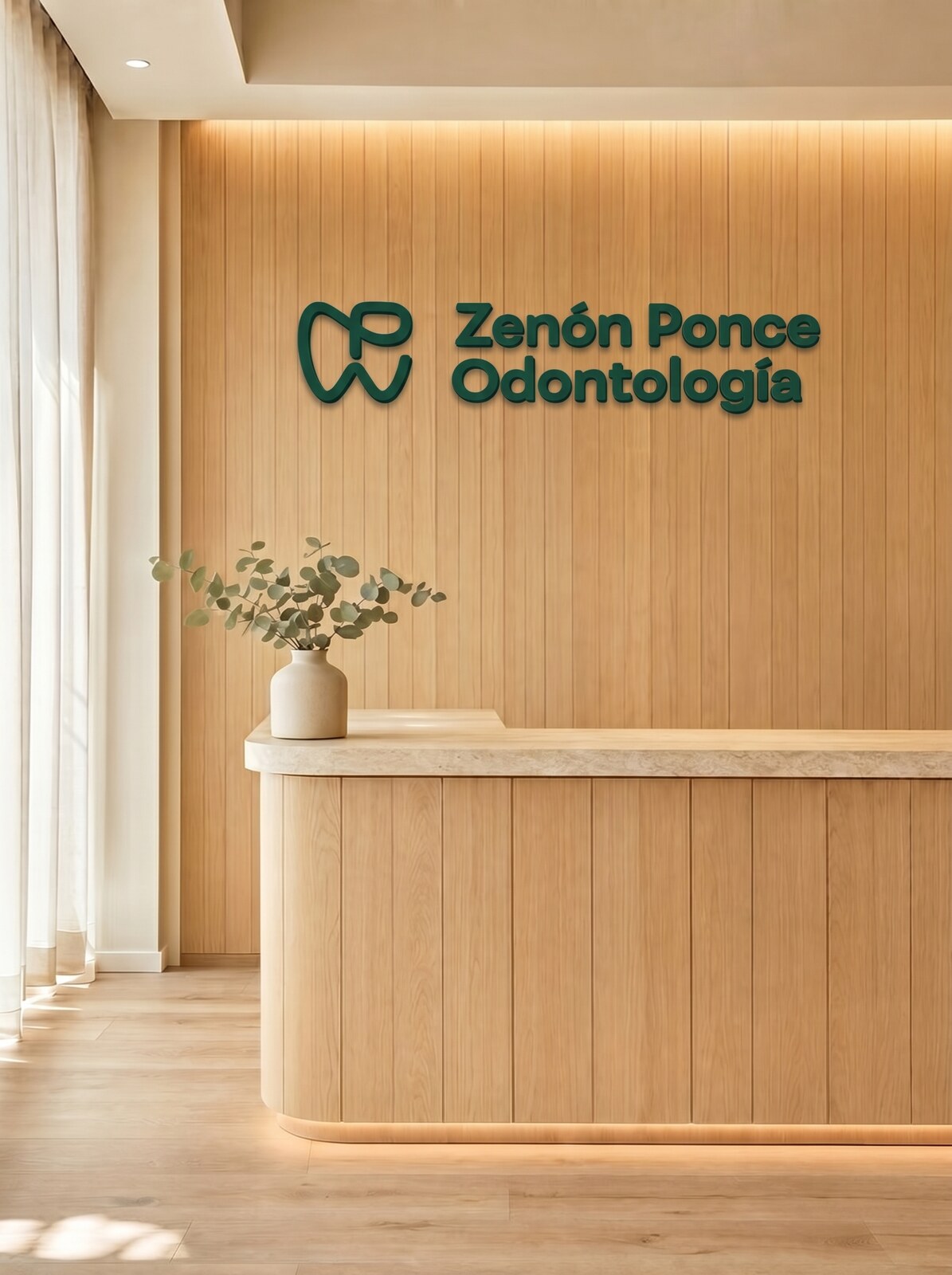 Corpóreo recepción clara